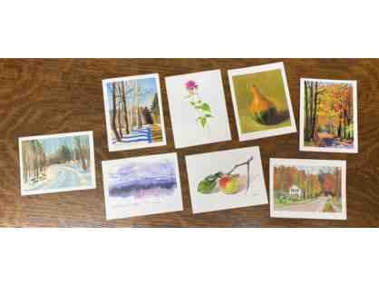 Set of Eight Cards by Local Artist Sarah Wesson