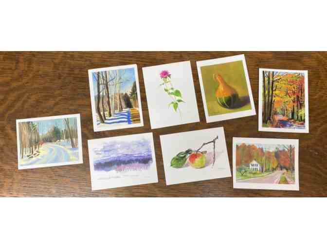 Set of Eight Cards by Local Artist Sarah Wesson - Photo 1