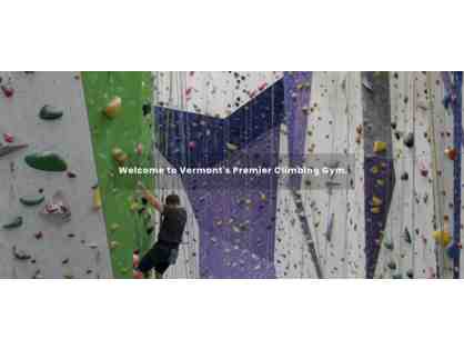 2 Climbing Day Passes (with gear) at MetroRock, VT (1 of 2)