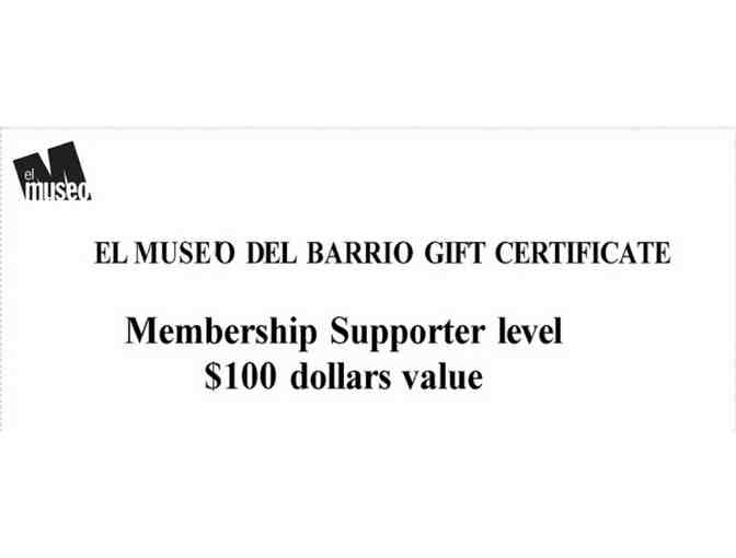 $100 El Museo del Barrio Dual Membership for 1 year