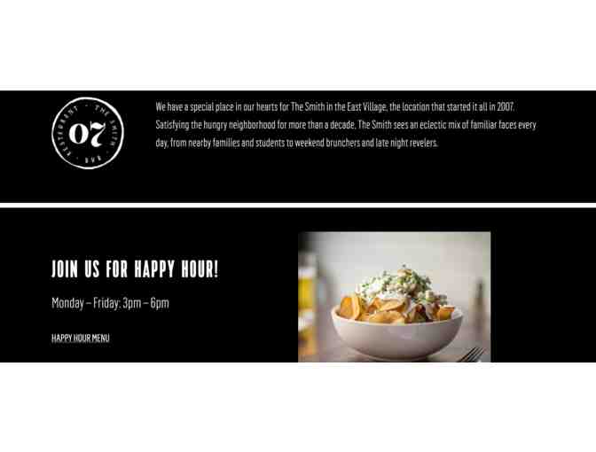 $100 Gift Card for The Smith