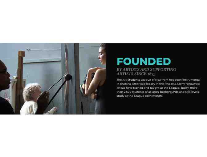 $310 1-Month Art Class at The Art Students League of New York