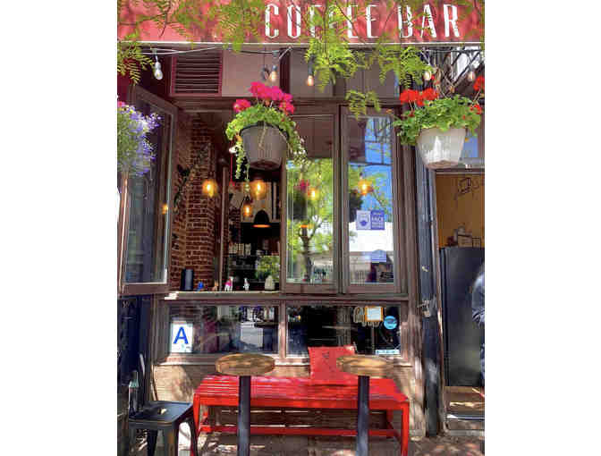 Gift Card + Red tote bag from The Lazy Llama Coffee Bar