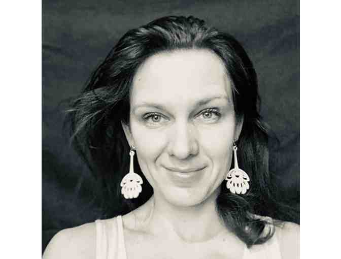 'Mila' 3D-Printed Earrings - Full Moon by Aya Karpinska (TNS parent)