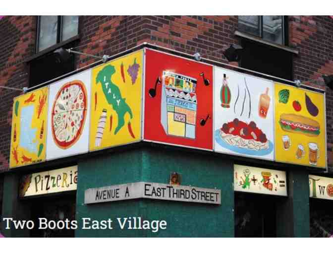 Two Boots Pizza Party at the East Village location