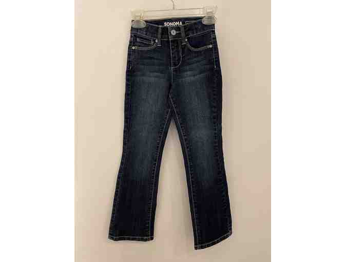 SONOMA Denim Ankle Pants with NEST+m Logo - Girls Size 6