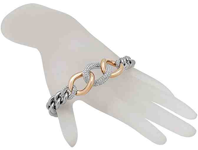 Swarovski - Bound Crystal Pavé Chain Stainless Steel Link Bracelet for Women