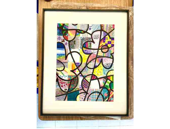 Class 4A (Ms. Borror) - 18'x24' Framed Artwork created by Class 4A