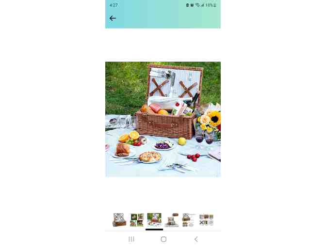 Class 5A (Mrs. Jacobs) - Picnic Basket with 5A Artwork