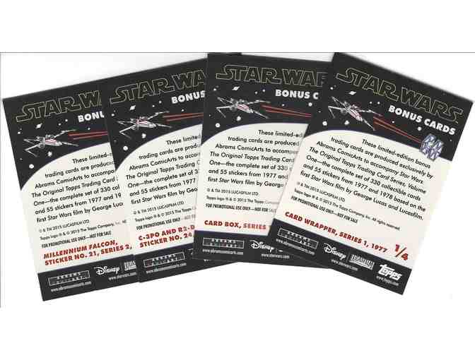 STAR WARS: The Original Topps Trading Cards Book, Vol. 1 w/ 4 BONUS cards - #1