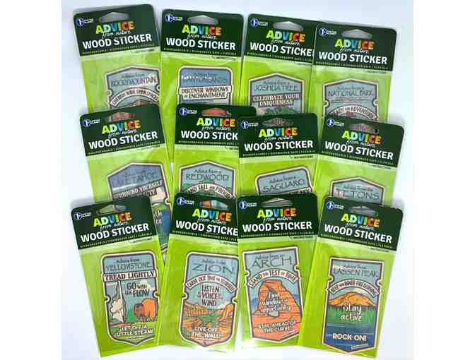 Your True Nature National Park Wood Sticker Set