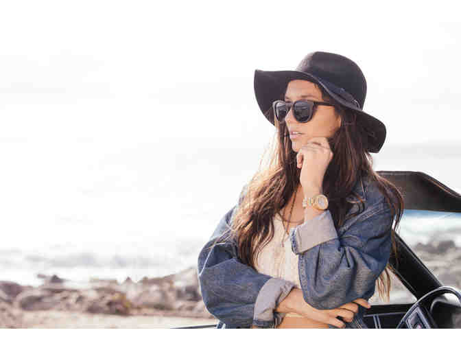 Wear Panda Wesli Brown Sunglasses & Naturalist Watch Set