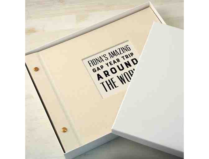 Large Typographic Custom Photo Album