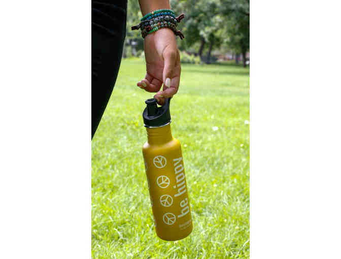 Be Hippy Peace Water Bottle- 27oz