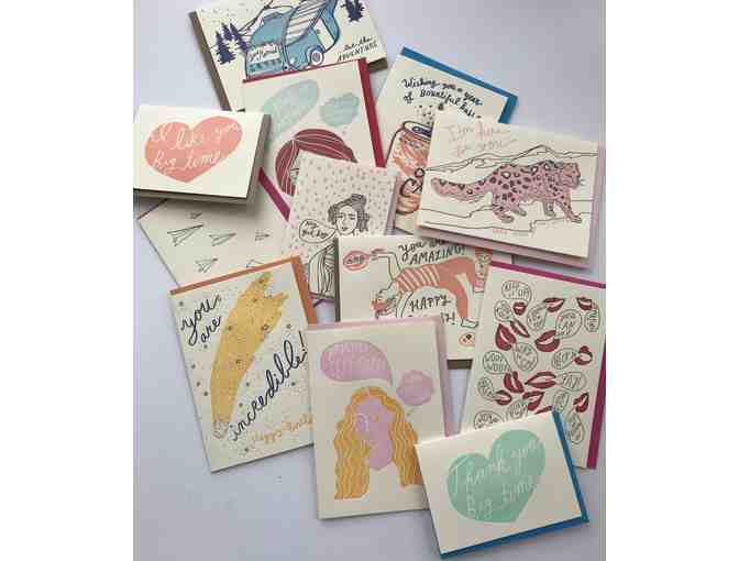 40 Letterpress Greeting Cards