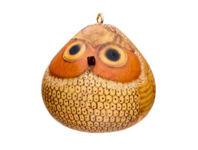 Lucuma Designs Cover Carved Owl Ornament Collection