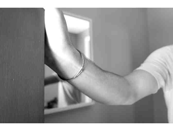 London Black Titanium Cable Bracelet