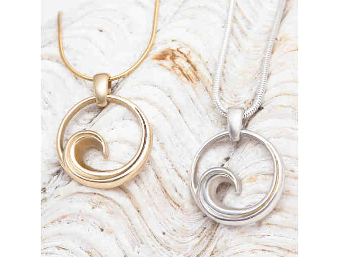 World Treasure Designs One Wave Necklace