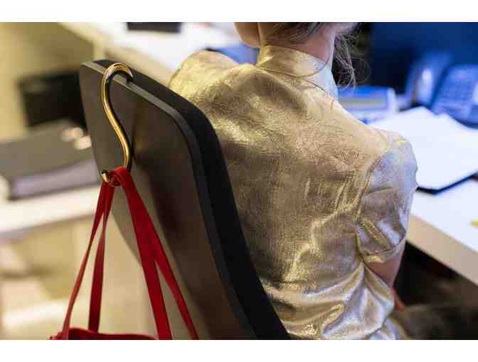 Fafa concepts: The Hookup 22K Gold Heart purse hanger