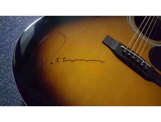 Acoustic Epiphone Guitar Autographed by the Artist Passenger