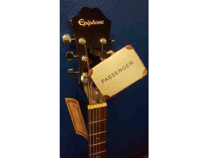 Acoustic Epiphone Guitar Autographed by the Artist Passenger