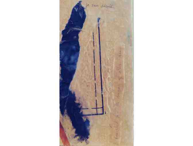 Left Alone, an original encaustic creation