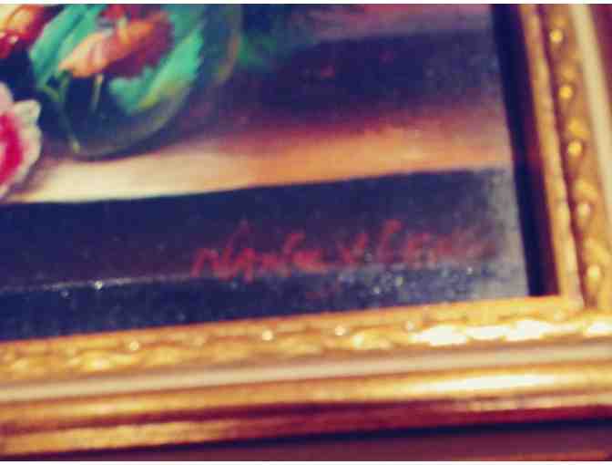 Pair of Framed Still Life original oil paintings by an English artist