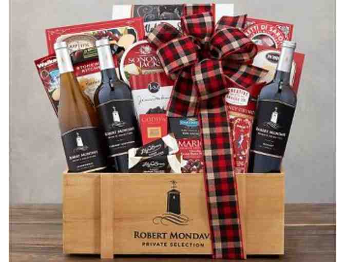 Amazing Wine Basket Featuring Robert Mondavi Private Selection Wines