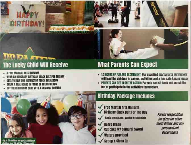 Premier Martial Arts - Kids Birthday Party + 2 Weeks of Martial Arts