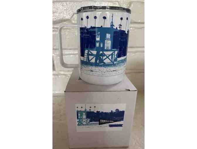 (4) Newport Beach Inspired Travel Mugs by Nesta Home