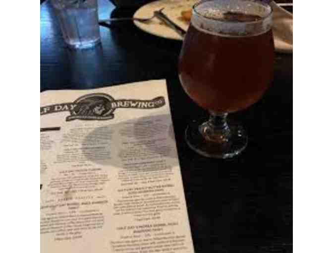 Half Day Brewing Co. Brewery Tour and Beer and Food Tasting for 10 People