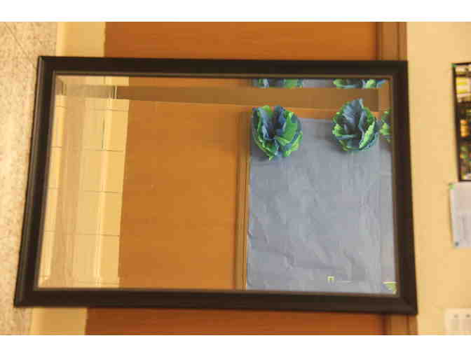 27x39' Dark Bordered Mirror donated by The Great Frame Up