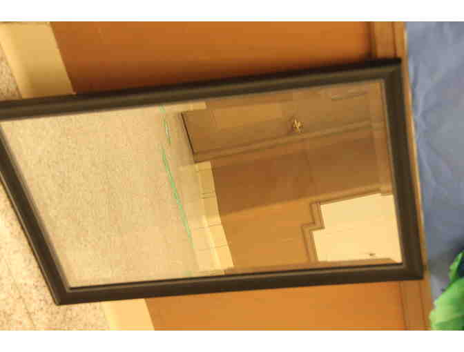 27x39' Dark Bordered Mirror donated by The Great Frame Up
