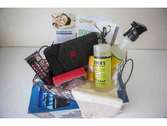 So Fresh and So Clean Basket #2: Mani/Pedi with Nail Poetry, Massage/Facial, vacuum