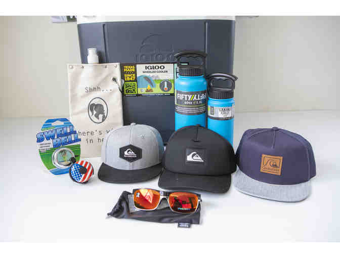 The Sunday Funday Sports Basket: Cooler filled with outdoor games and more