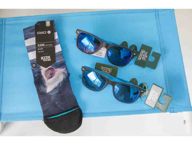 A Day at the Beach: Wagon, Bocce game, beach table, SunBum, Mrs. Reeds Class Basket