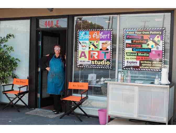 Parent and Me Mixed Media and Clay 4 week class with Lisa Albert Art Studio