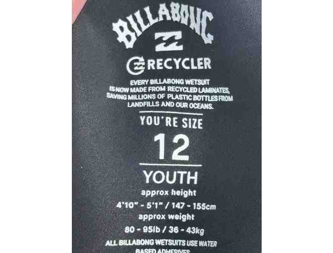 Raffle for Boys Billabong Absolute Youth Size 12, 3/2 Fullsuit
