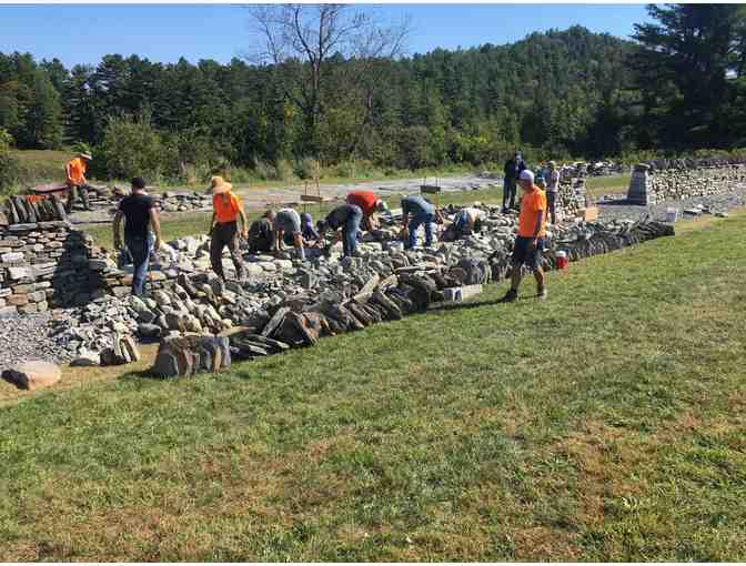Stone Wall Building Workshop Gift Certificate $495 from The Stone Trust