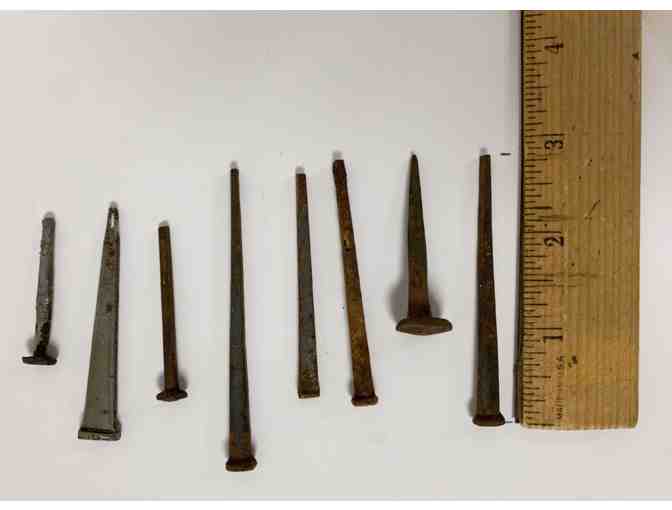 A Building History of Northern New England and Box Lot of Nails