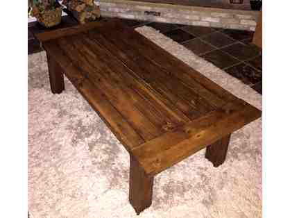 Farmhouse Breadboard Coffee Table