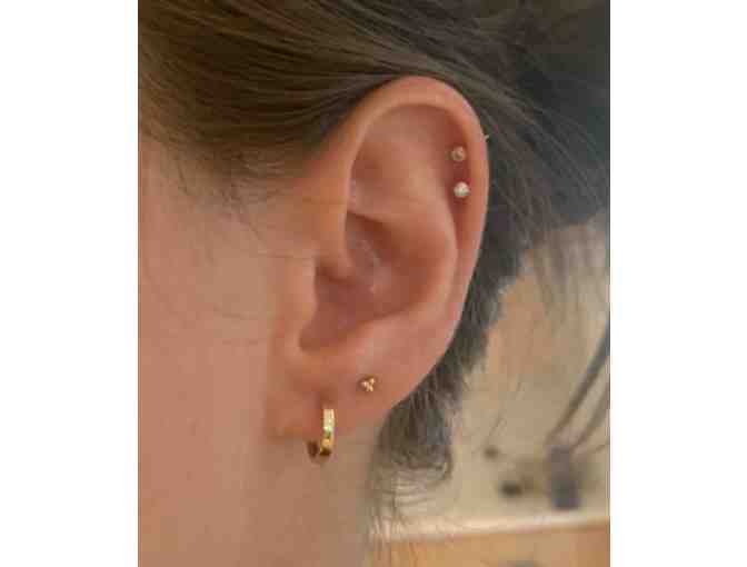 14k Gold 10mm Hoop Earrings