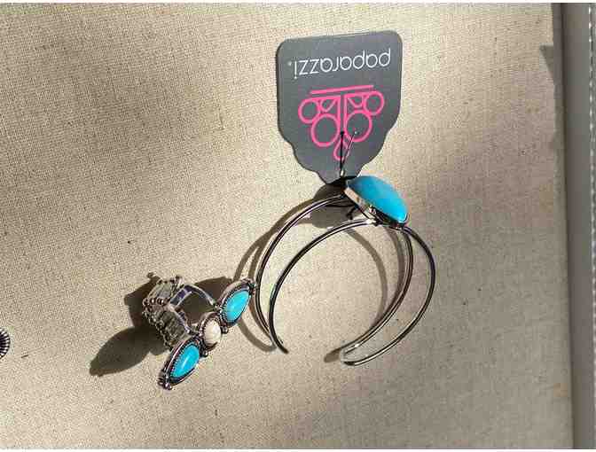 Paparazzi fashion jewelry - Classic turquoise set