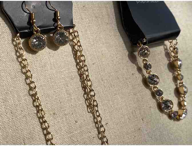 Paparazzi fashion jewelry - Gold Rush Galore set