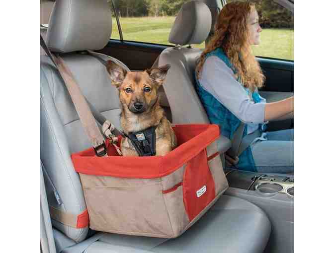 Kurgo Heather Pattern Dog Booster Seat - Nutmeg