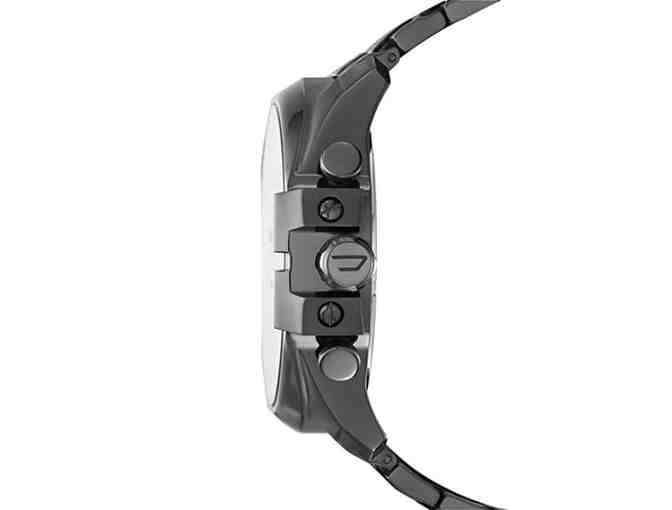 Diesel Mega Chief Chronograph Grey Dial Gunmetal Men's Watch