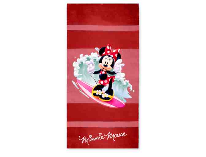 Minnie Mouse Beach Towel with Backpack