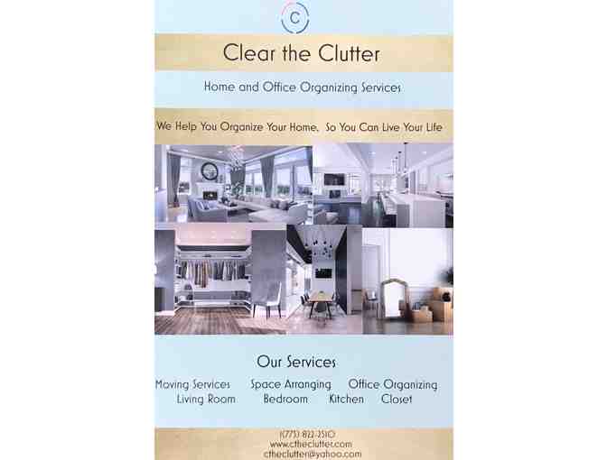 90 minute home organization session plus luxury candle from Clear the Clutter