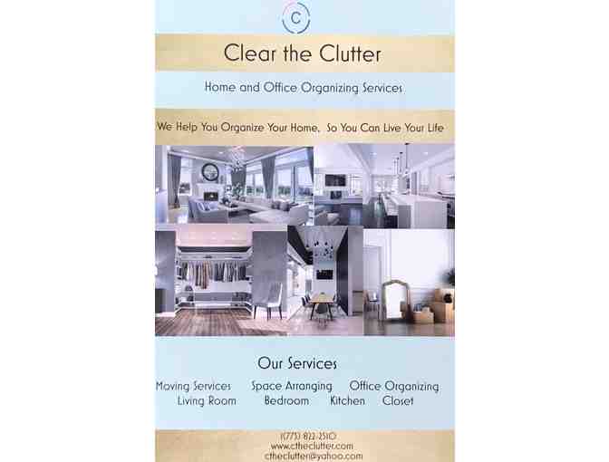 90 minute home organization session plus luxury candle from Clear the Clutter