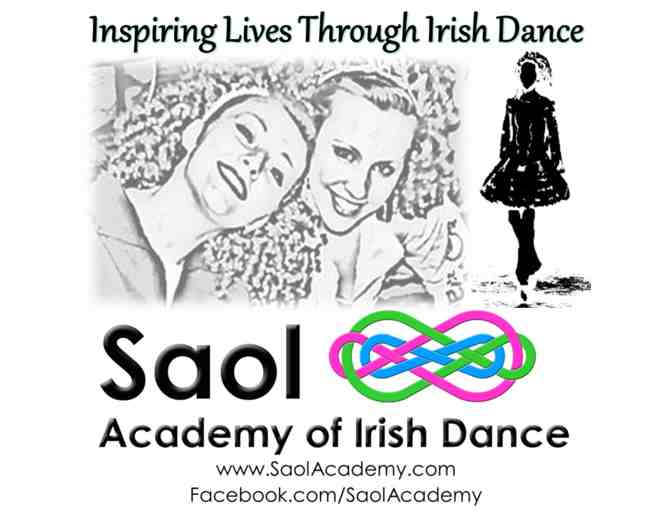 Beginner Irish Dance lessons (11 weeks) with Saol Academy of Irish Dance (ages 4+)